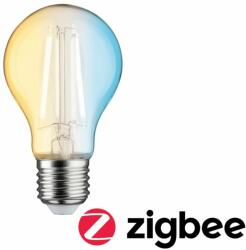 Paulmann 50393 fényforrás, okos filament, Tunable White, Zigbee, üveg, 2200K-6500K változtatható, E27 foglalat, 470 lm (50393)