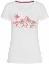 Bontis Női póló DAISIES - Fehér | 2XL (TRI-W-DAISIES-whi-XXL)