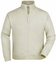 James & Nicholson (Daiber) Férfi kapucni nélküli cipzáros felső JN058 - Stone | 3XL (1-JN058-146081)