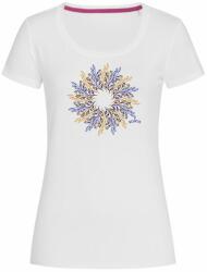 Bontis Női póló CIRCLEAF - Fehér | 2XL (TRI-W-CIRCLEAF-whi-XXL)