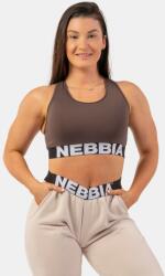 NEBBIA Cross Back Sports Bra FGLG XS | Női | Melltartó | Barna | 410-BROWN