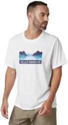 Helly Hansen nord graphic t-shirt l | Férfi | Pólók | Fehér | 62978-001