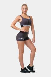 NEBBIA Classic HERO High Waist Shorts XS | Női | Rövid nadrág | Lila | 582-MARRON