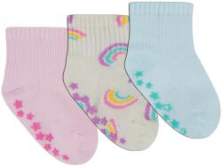 Converse rainbows 3pk gripper socks 12-24m | Gyermek | Zokni | Rózsaszín | NC0327-A9Y