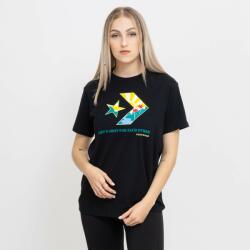 Converse star chevron infill crew t-shirt m | Női | Pólók | Fekete | 10025214-A02