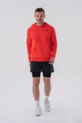 NEBBIA Pull-over Hoodie with a Pouch Pocket XL | Férfi | Kapucnis pulóverek | Piros | 331-RED