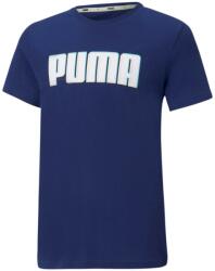 PUMA Alpha Graphic Tee B 140 | Unisex | Pólók | Kék | 585887-12