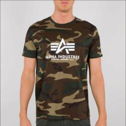 Alpha Industries Basic T-Shirt Camo XL | Férfi | Pólók | Zöld | 100501C-408