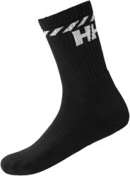 Helly Hansen cotton sport sock 3pk 39-41 | Unisex | Zokni | Fekete | 67479-990