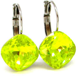 PÁRNA NAGY PÁRNA kapcsos fülbevaló - 12 mm (citrus green) (2023101601)