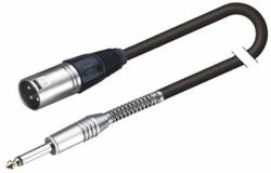 Soundsation BPCXJ-10BK - Cablu boxa, XLR tata - jack 6.3 mm, lungime 10 metri