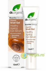 Dr. Organic Gel Serum Facial cu Extract de Melc 30ml