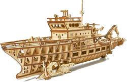 Wood Trick Puzzle 3D mecanic, Iahtul - Exploratorul Oceanului, WT, lemn, 565 piese