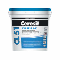 Ceresit (Henkel) Ceresit CL 51 EXPRESS 1-K - Hidroizolatie flexibila pentru gresie, faianta si zone umede interioare (Ambalare: Galeata 1 KG) (Ceresit-CL-51-1KG)