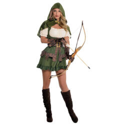 Amscan Costum damă Robin Hood Mărimea - Adult: M