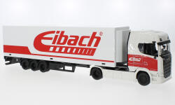 Bburago Tir Scania S730 Highline White Eibach cu container lungime 40 cm1/43 (24753)
