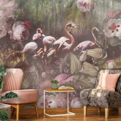 Behang Expresse Flamingo Foud Dark fotótapéta