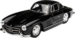 Goki Masinuta die cast Mercedes-Benz 300SL Coupé 1954, scara 1: 36, 12.8 cm, negru