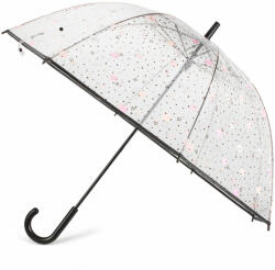 Happy Rain Esernyő Long Domeshape Dots & Hearts 40983 Fehér (Long Domeshape Dots & Hearts 40983)