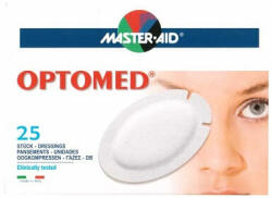 Pietrasanta Pharma Pansament ocular OPTOMED Master-Aid, 96x66 mm, 25 bucăți, Pietrasanta Pharma