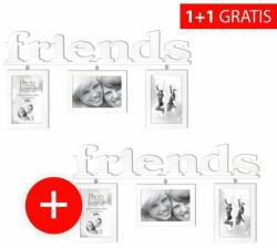 Innova Akció 1+1: Fotókeret több fényképhez Friends 3-10x15 + második ugyanolyan fotókeret ingyen - mall