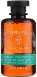 APIVITA Gel cu uleiuri esențiale pentru duș Smochine răcoritoare - Apivita Refreshing Fig Shower Gel with Essential Oils 250 ml