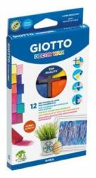 GIOTTO Marokkréta tégla formájú Giotto Decor wax 12 db/doboz, vegyes színek (442000) - tonerpiac