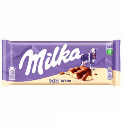Milka Bubbly White alpesi tejcsoki levegőbuborékos fehércsoki töltelék-95g - koffeinzona