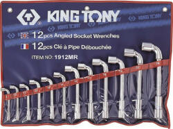 KING TONY 12 részes L-kulcs készlet 6*/6* 1912MR (1912MR) - techniktools
