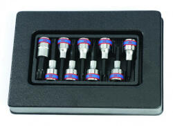  King Tony 9 részes 1/2˝-os torx bitfejkészlet L=80mm 9-4119PR (9-4119PR)