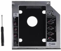 Adaptor HDD/SSD Caddy, pentru unitati optice de tipul 9mm (028-078)
