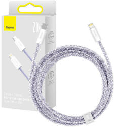 Baseus Cablu de date USB-C la Lightning Baseus Dynamic 2 Series 20W 2m (violet) CALD040305