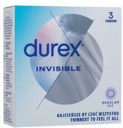 Durex Invisible prezervative Prezervative 3 buc pentru bărbați