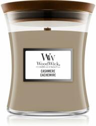 WoodWick Cashmere lumânare parfumată cu fitil din lemn 275 g
