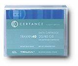 QUANTUM CERTANCE Travan Storage Media Travan 20GB/40GB for Travan 40, TapeStor Travan 40 tape drives (CTM40-3)