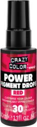 Crazy Color Power Pigment Drops Red 30 ml (Színpigment cseppek)