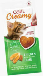 Panzi Catit Creamy chicken - jutalomfalat krém (csirke, bárány) macskák részére (4x10g)
