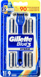 Gillette Aparat de ras Blue 3 Hybrid 9 buc