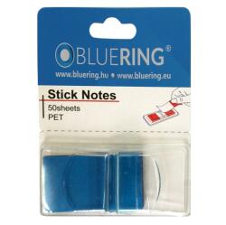 Bluering Jelölőcímke 25x45mm, 50lap, műanyag Bluering® kék (JELCMUA50LK) - web24