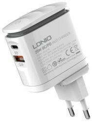 LDNIO Incarcator de perete USB LDNIO A2423C, USB-C + USB-C - Cablu Lightning (A2423C Type C to lig) (A2423C Type C to lig)