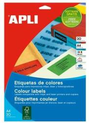 APLI Etichetă roșie APLI 210x297 mm (20 coli) (01601)