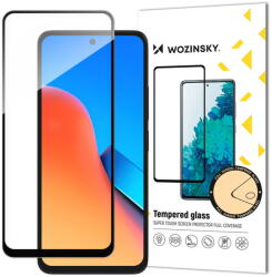 Wozinsky Folie de protectie Ecran WZK pentru Xiaomi Redmi 12, Sticla Securizata, Full Glue, Neagra (fol/ec/wzk/rm12/fglue/ne) - pcone