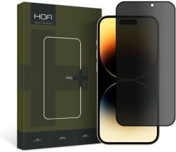 HOFI Folie de protectie Ecran Privacy HOFI PRO+ pentru Apple iPhone 15 Pro Max, Sticla Securizata, Full Glue (fol/ec/pr/hof/pr/ai15prom/st/fu)