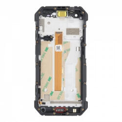 Ulefone Armor 20WT előlap keret, lcd kijelző és érintőpanel, fekete (gyári)