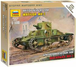 Zvezda Tank Wargames (WWII) 6191 - tanc de lumină britanic "Matilda Mk I" (1: 100) (32-6191)