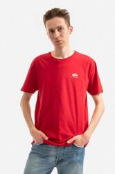 Alpha Industries tricou din bumbac Backprint culoarea roșu, cu imprimeu 128507.328-red 99KK-TSM1Y9_33X
