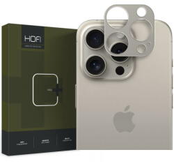 HOFI Folie de protectie Camera spate HOFI ALUCAM PRO+ pentru Apple iPhone 15 Pro Max / 15 Pro, Sticla Securizata, Full Glue, Gri (fol/ca/hof/al/ai1/st/fu/gr) - pcone