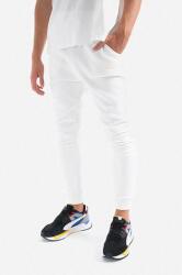 Alpha Industries pantaloni de trening din bumbac culoarea alb, cu imprimeu 118366.626-white 99KK-SPM0IR_00X