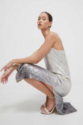 Superdry rochie culoarea argintiu, mini, mulata 9BYX-SUD1OY_SLV
