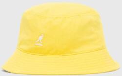 Kangol pălărie din bumbac Kapelusz Kangol Washed Bucket K4224HT WHITE culoarea galben, bumbac K4224HT-WHITE 99KK-CAU1R5_11X